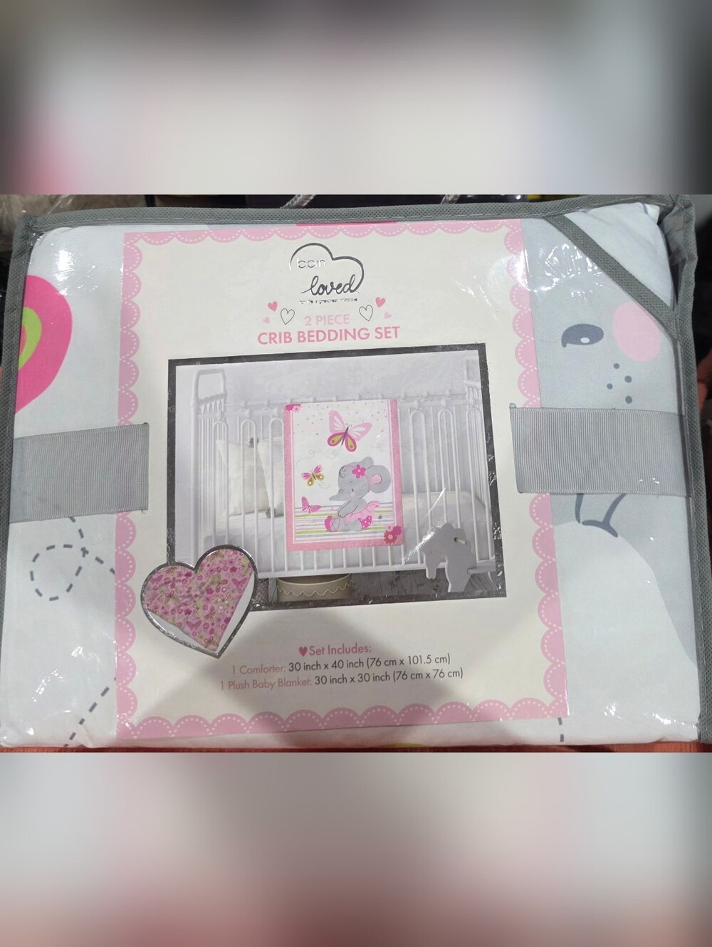 2 Piece Crib Comforter Set